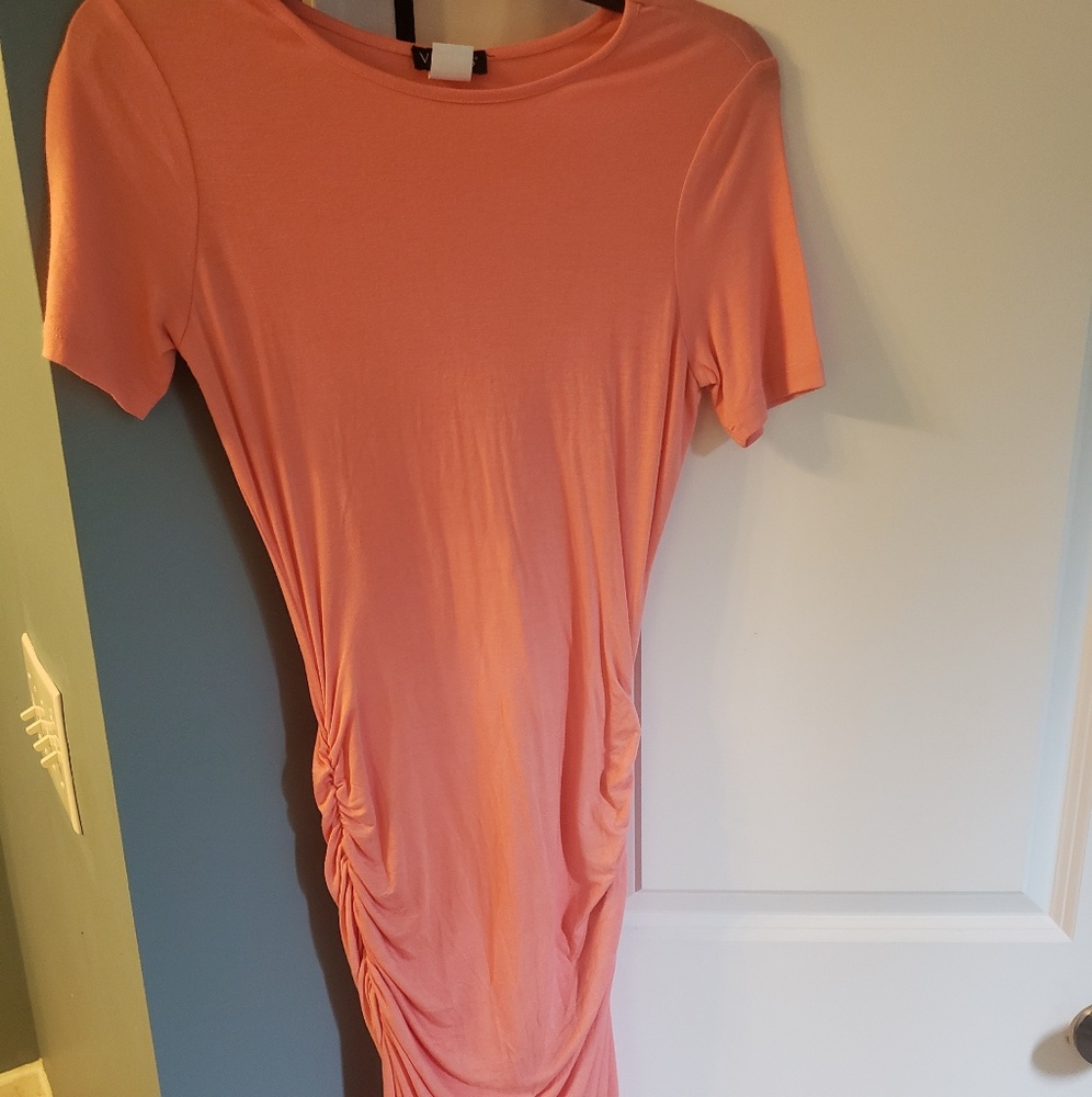 NEW Coral fitted dress